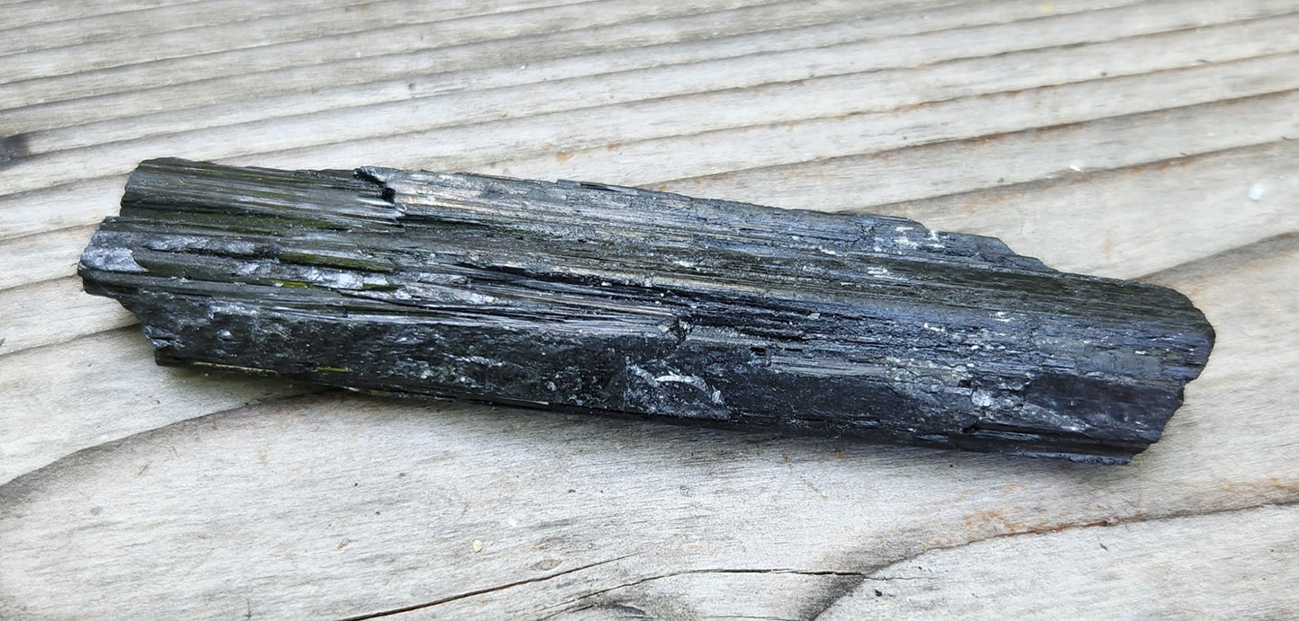Raw Black Tourmaline Crystal Item RC429
