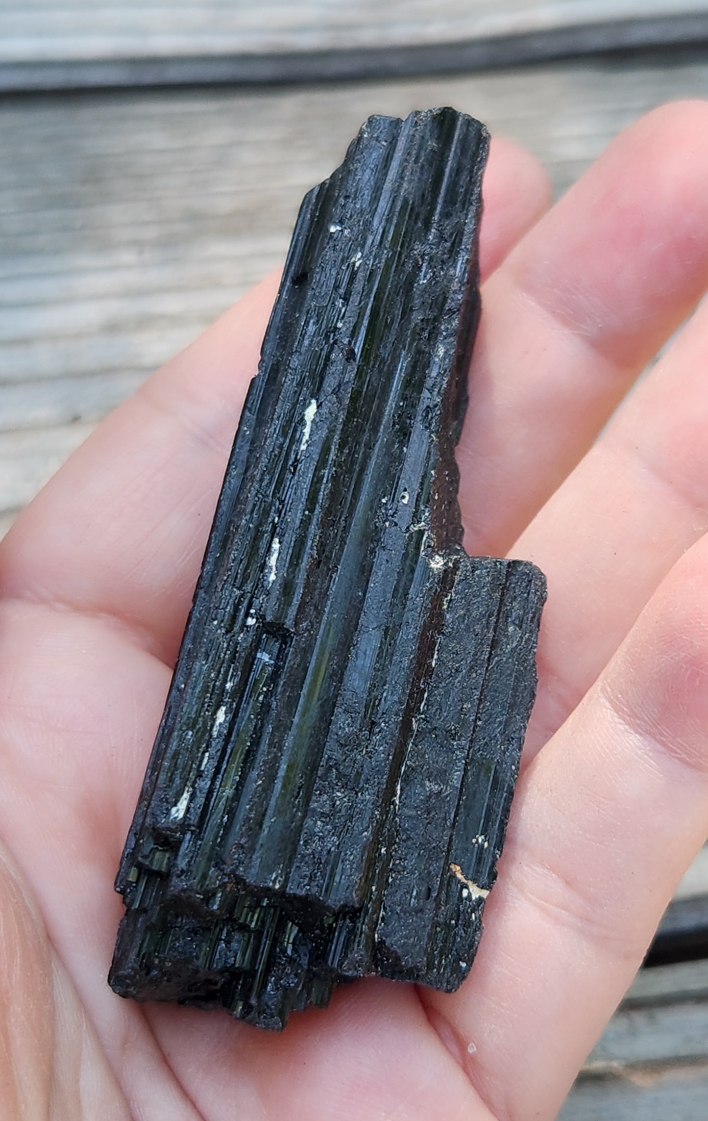 Raw Black Tourmaline Crystal Item RC430
