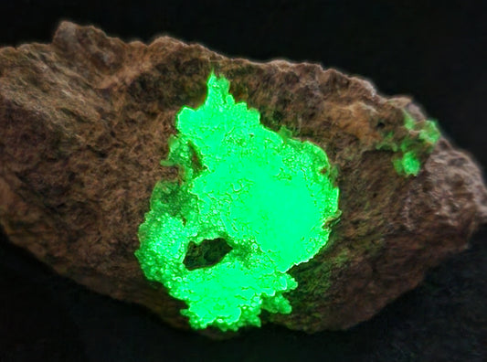 Botryoidal Hyalite Opal Specimen From Utah Highly UV Reactive Item SP404