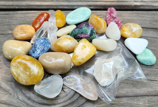 Tumbled Rock Crystal Confetti Scoop 1/3 Cup Item CON2