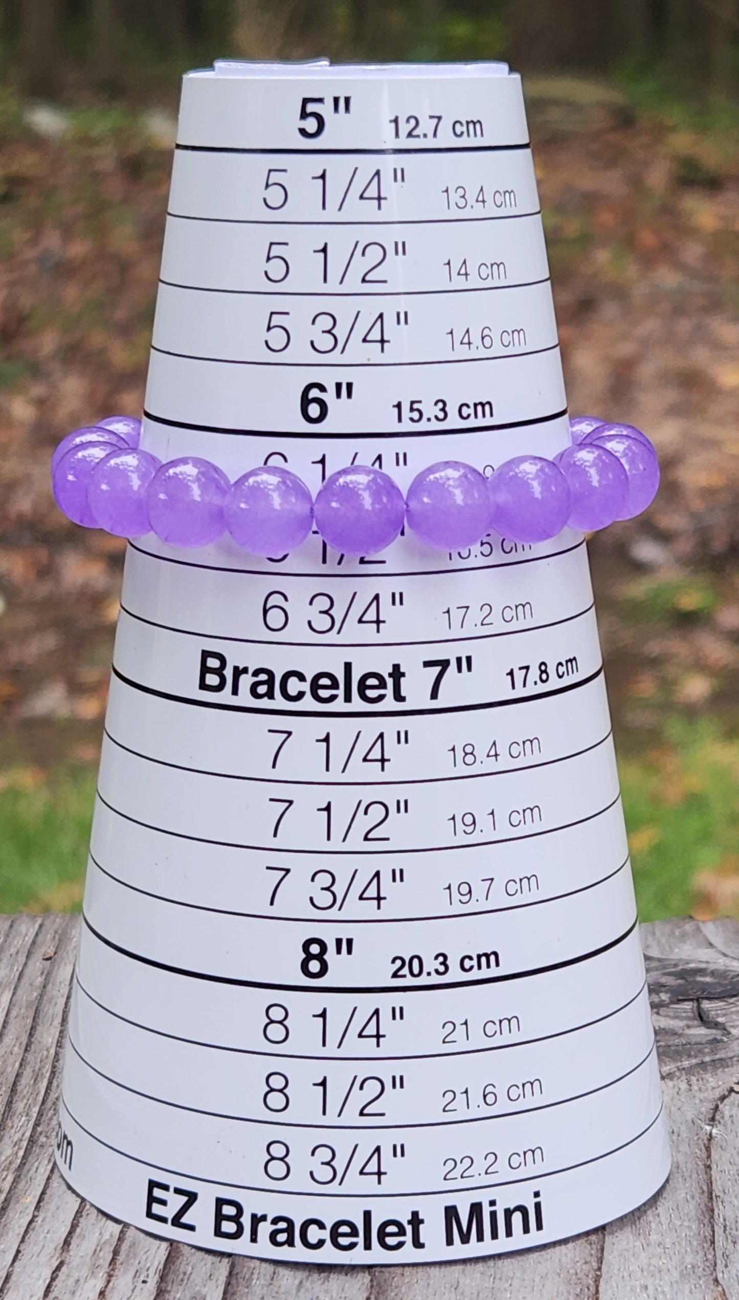 Lavender Quartz Stretch Bracelet 10mm Item JL442