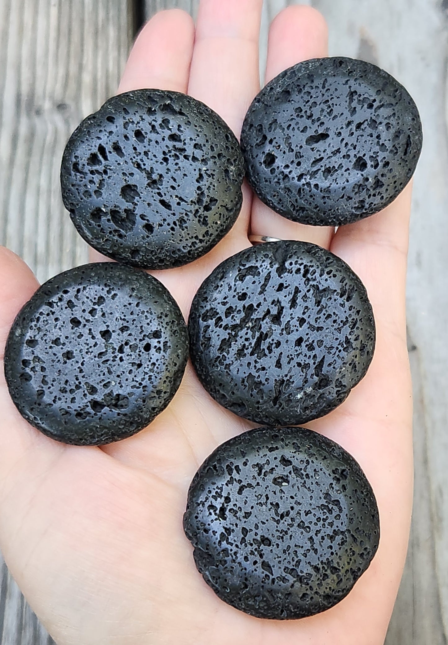 Lava Rock Palm Stone Item PS451