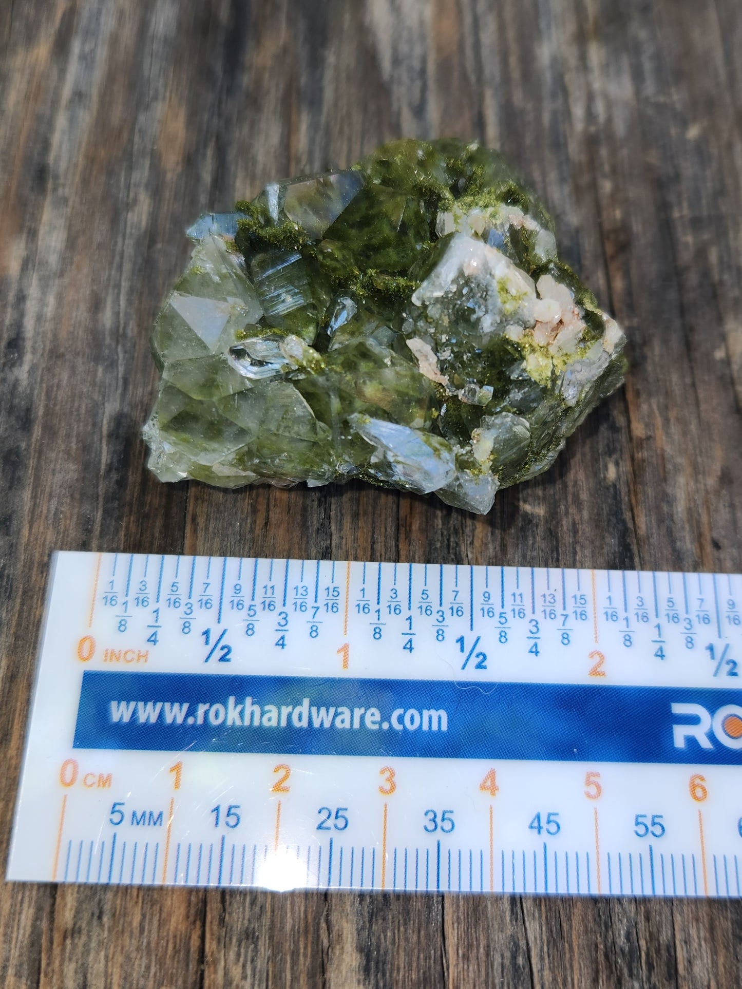 High Grade Forest Epidote with Quartz (Fairy Forest Epidote) - Hakkari, Turkey ItemSP455