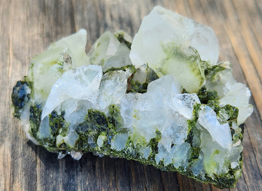 High Grade Forest Epidote with Quartz (Fairy Forest Epidote) Hakkari, Turkey ItemSP461
