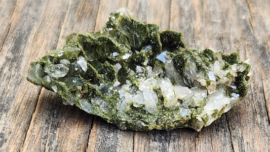 High Grade Forest Epidote with Quartz (Fairy Forest Epidote) Hakkari, Turkey ItemSP462
