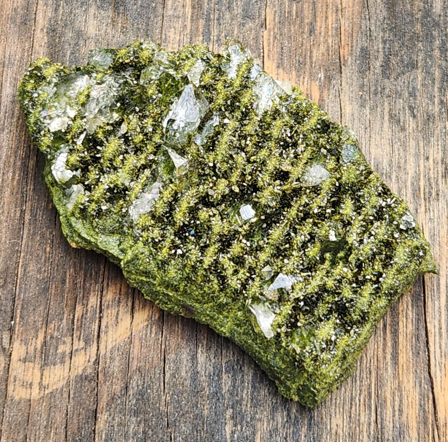 High Grade Forest Epidote with Quartz (Fairy Forest Epidote) Hakkari, Turkey ItemSP468