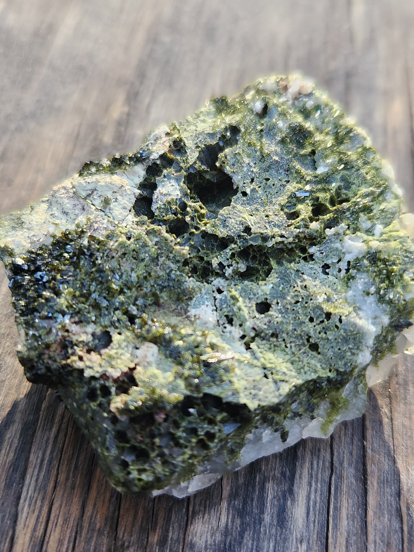 High Grade Forest Epidote with Quartz (Fairy Forest Epidote) Hakkari, Turkey ItemSP472