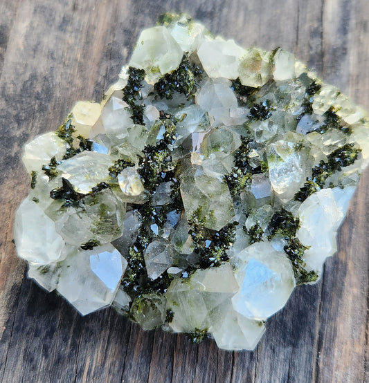 High Grade Forest Epidote with Quartz (Fairy Forest Epidote) Hakkari, Turkey ItemSP472