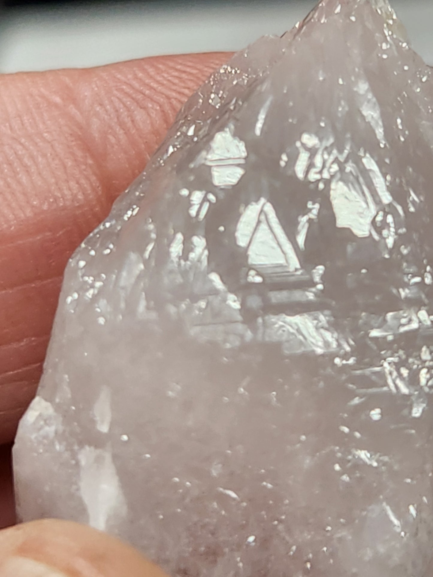 Quartz Point with Record Keepers and Reheal from Garland County, Arkansas Item QP176