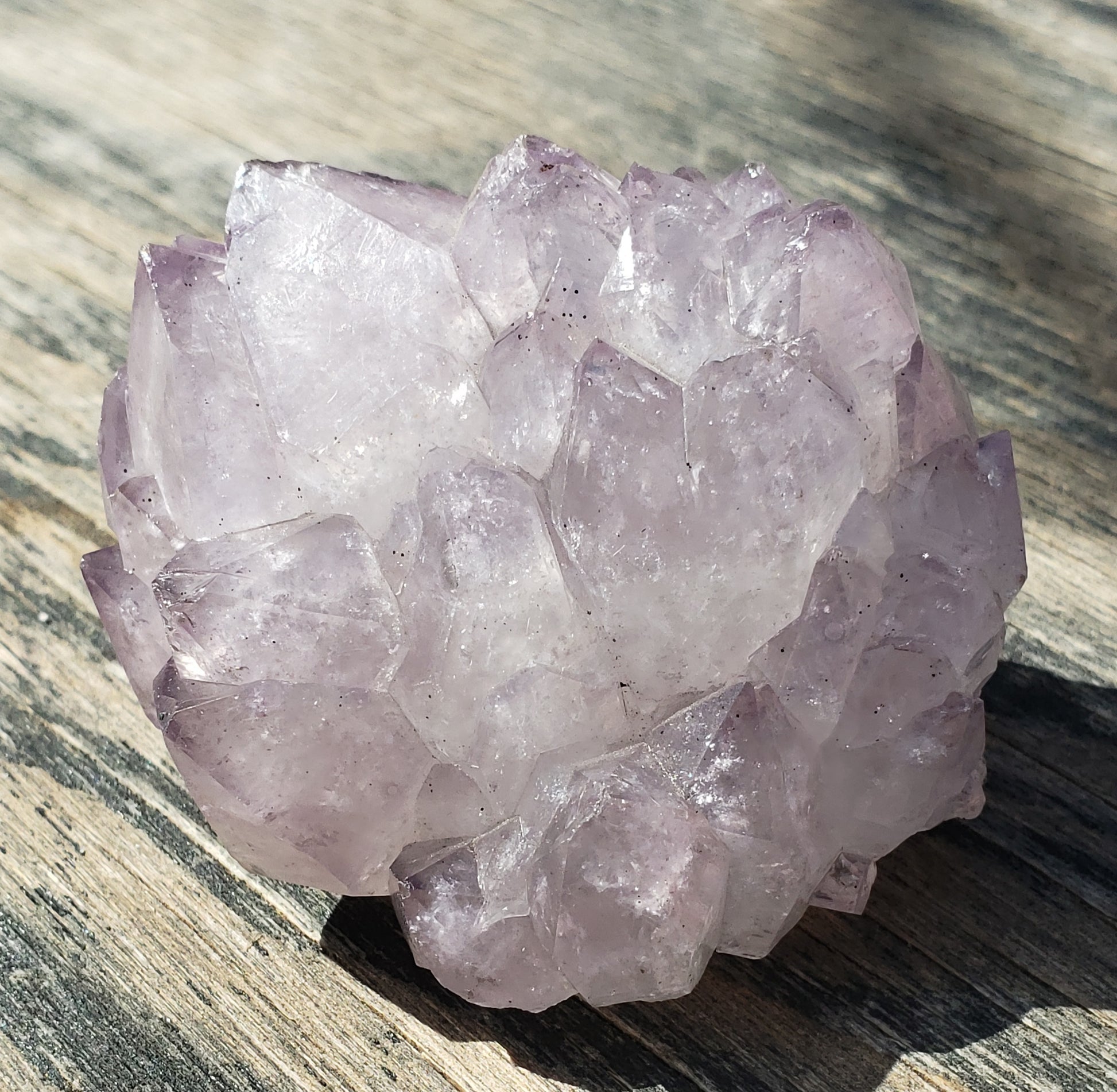 Amethyst pine cluster showing crystal faces and natural texture AM11-1