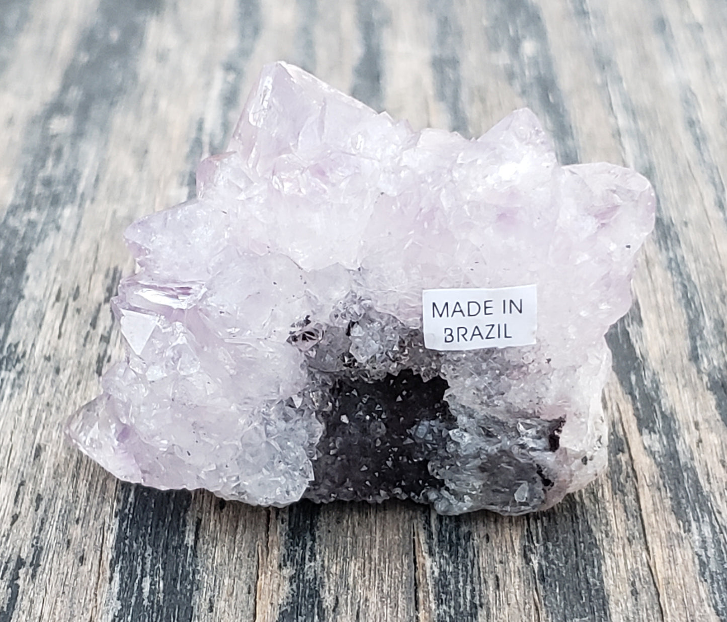 Amethyst pine cluster with tightly packed crystal points and lilac color AM13-4