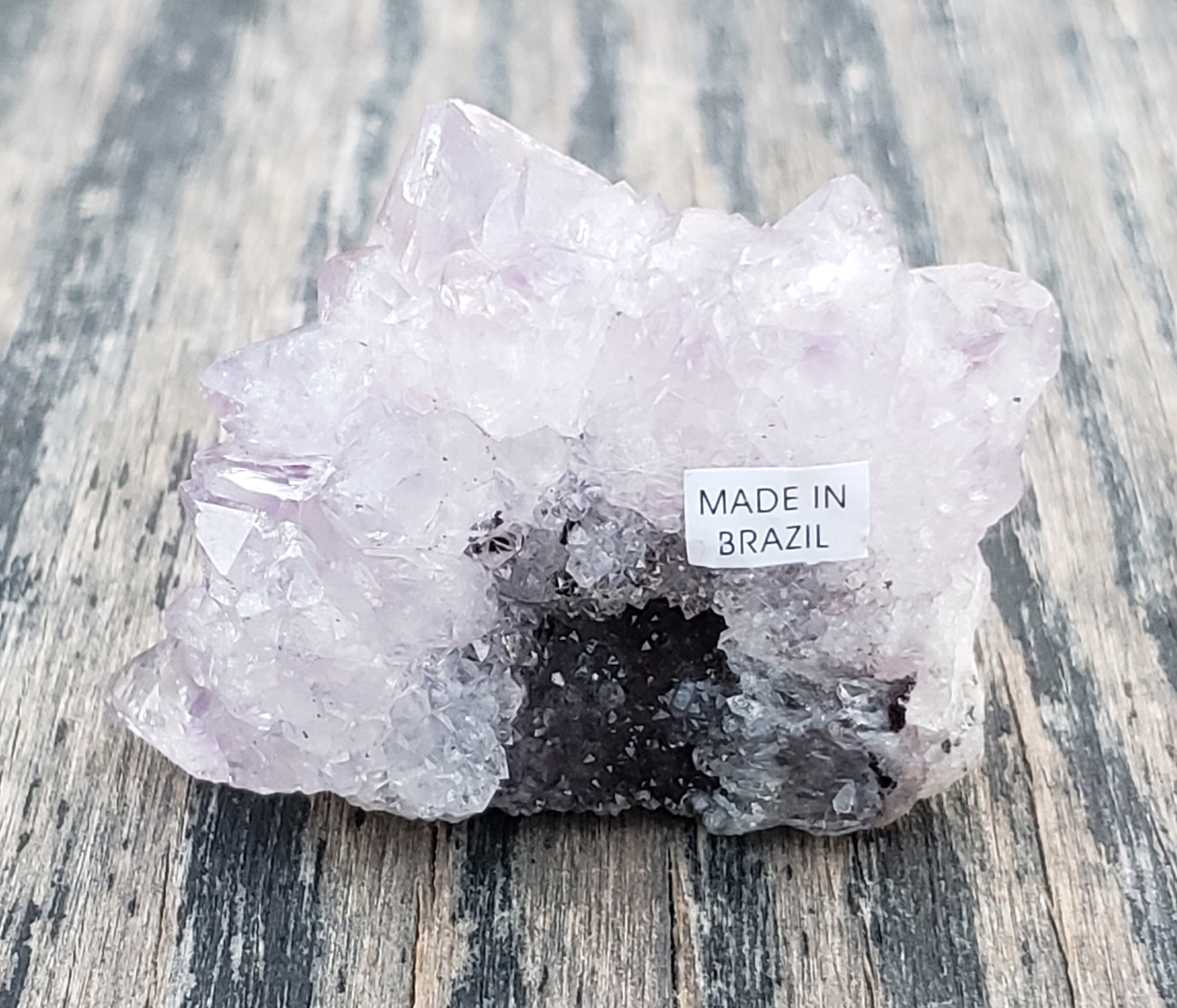 Amethyst pine cluster with tightly packed crystal points and lilac color AM13-4