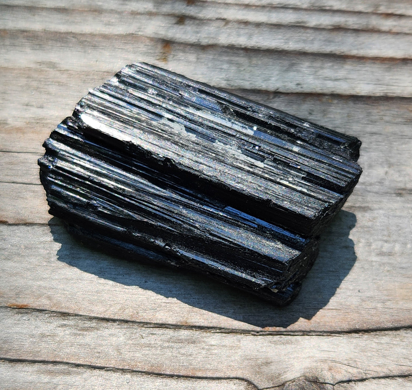 Collector grade black tourmaline crystal for mineral display and study, item RC424