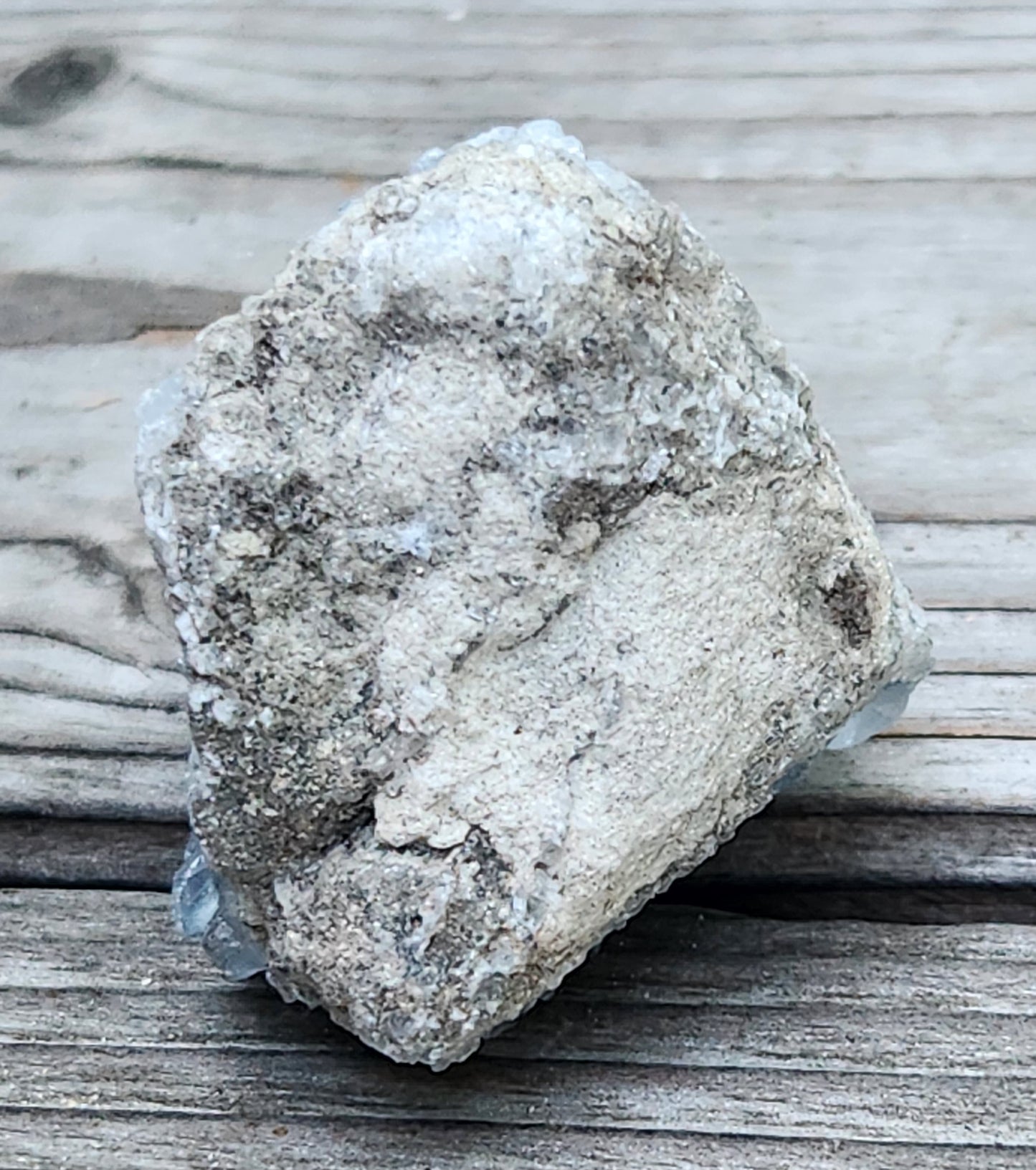 Raw Celestite crystal cluster, collector-grade mineral display specimen, item RC433