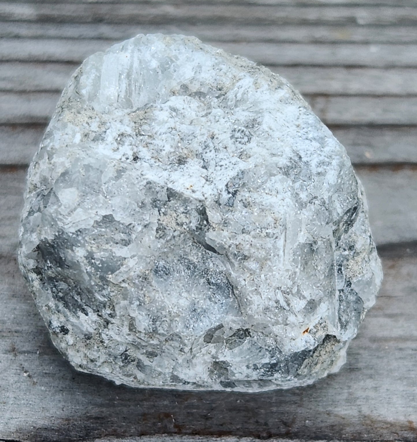 Natural sky-blue Celestite (Celestine) crystal cluster strontium sulfate specimen back, item RC435