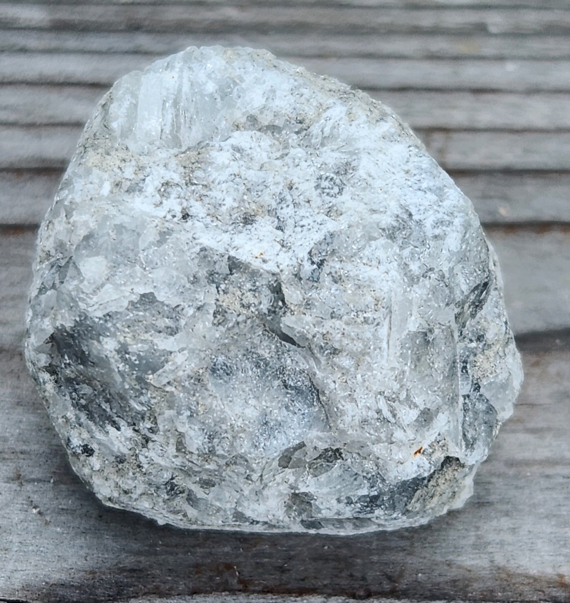 Natural sky-blue Celestite (Celestine) crystal cluster strontium sulfate specimen back, item RC435