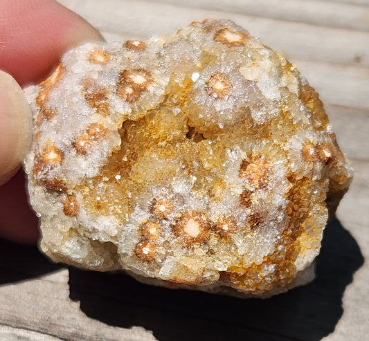 Ocean Jasper druzy showing micro-crystals close up