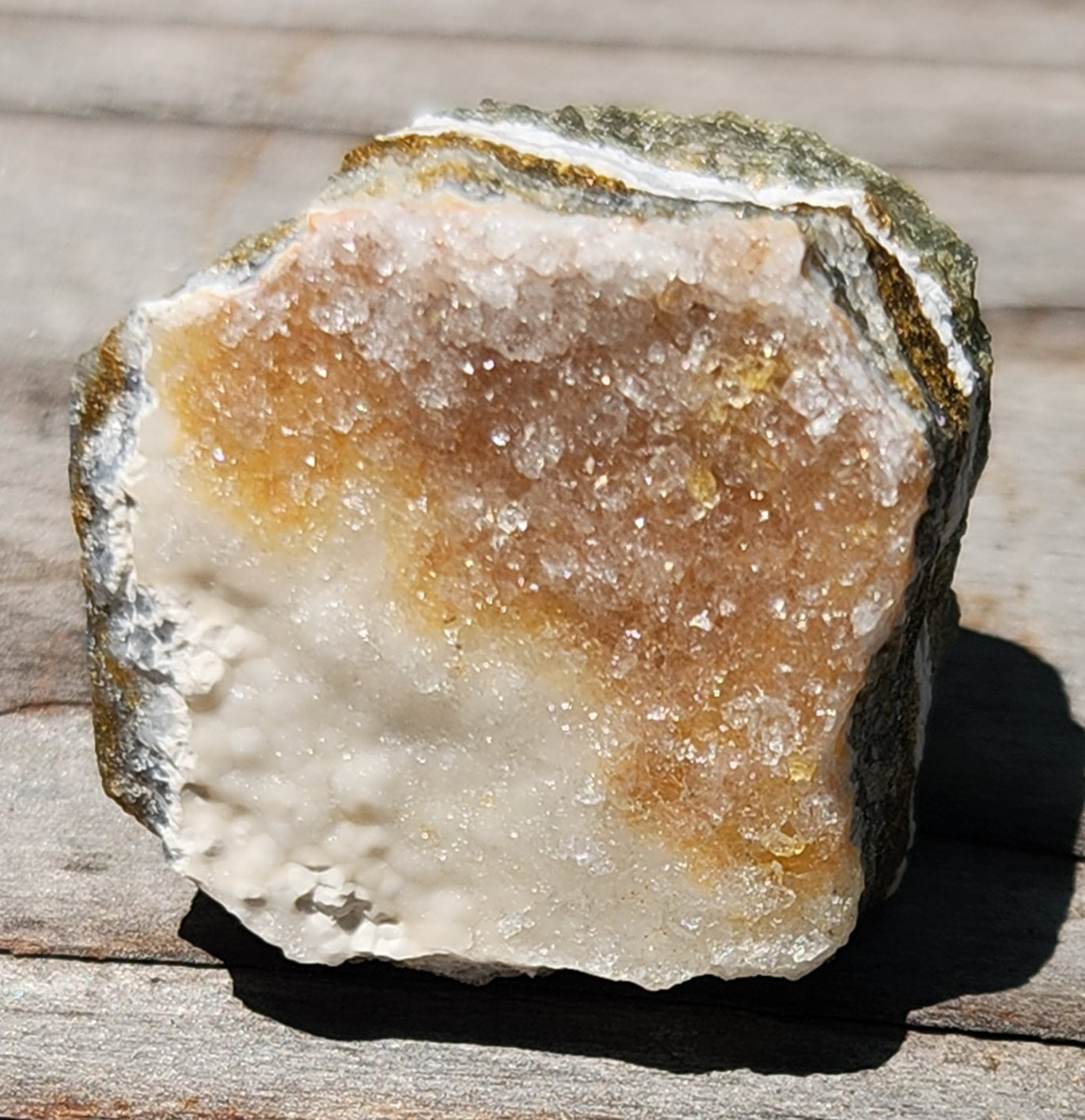 Ocean Jasper druzy showing micro-crystals