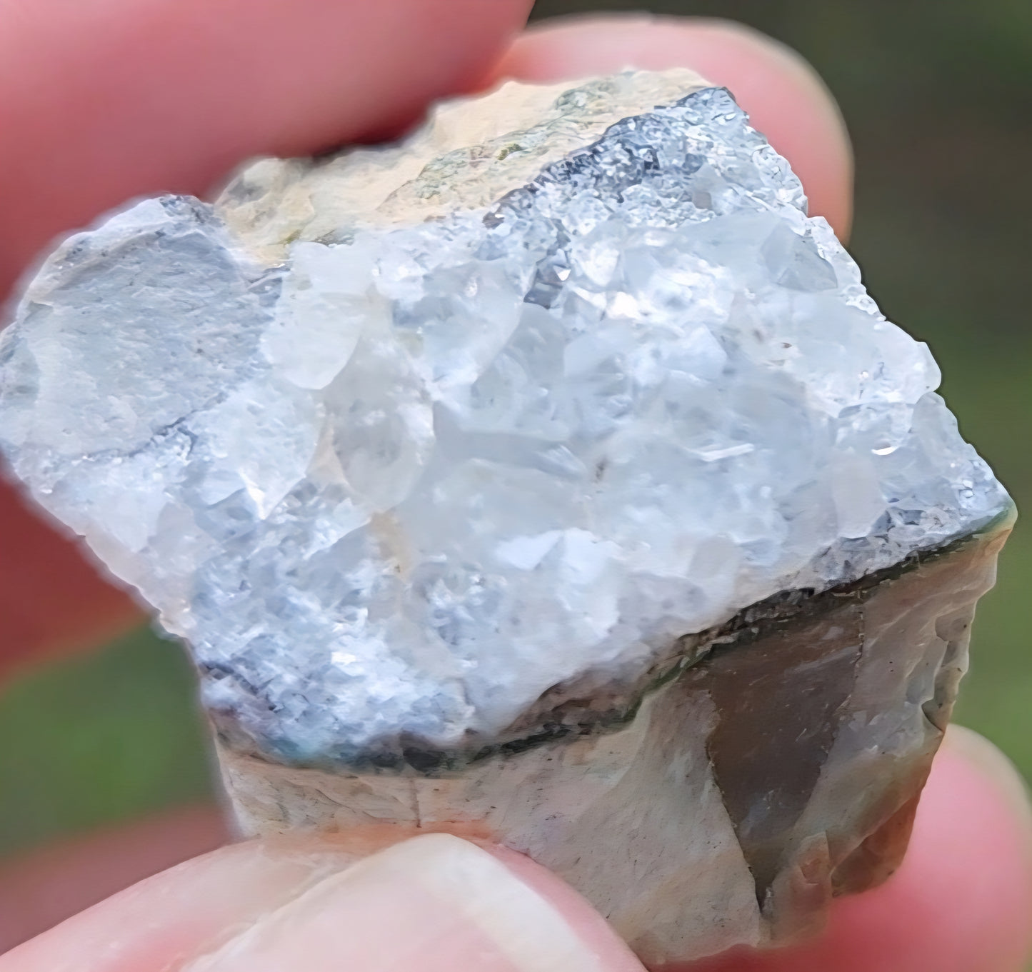 Ocean Jasper druzy showing micro-crystals