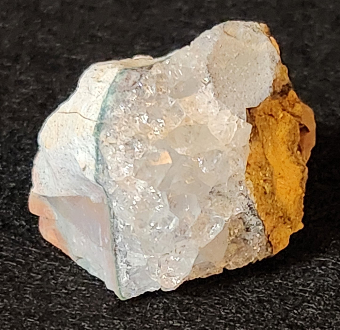 Ocean Jasper druzy showing micro-crystals