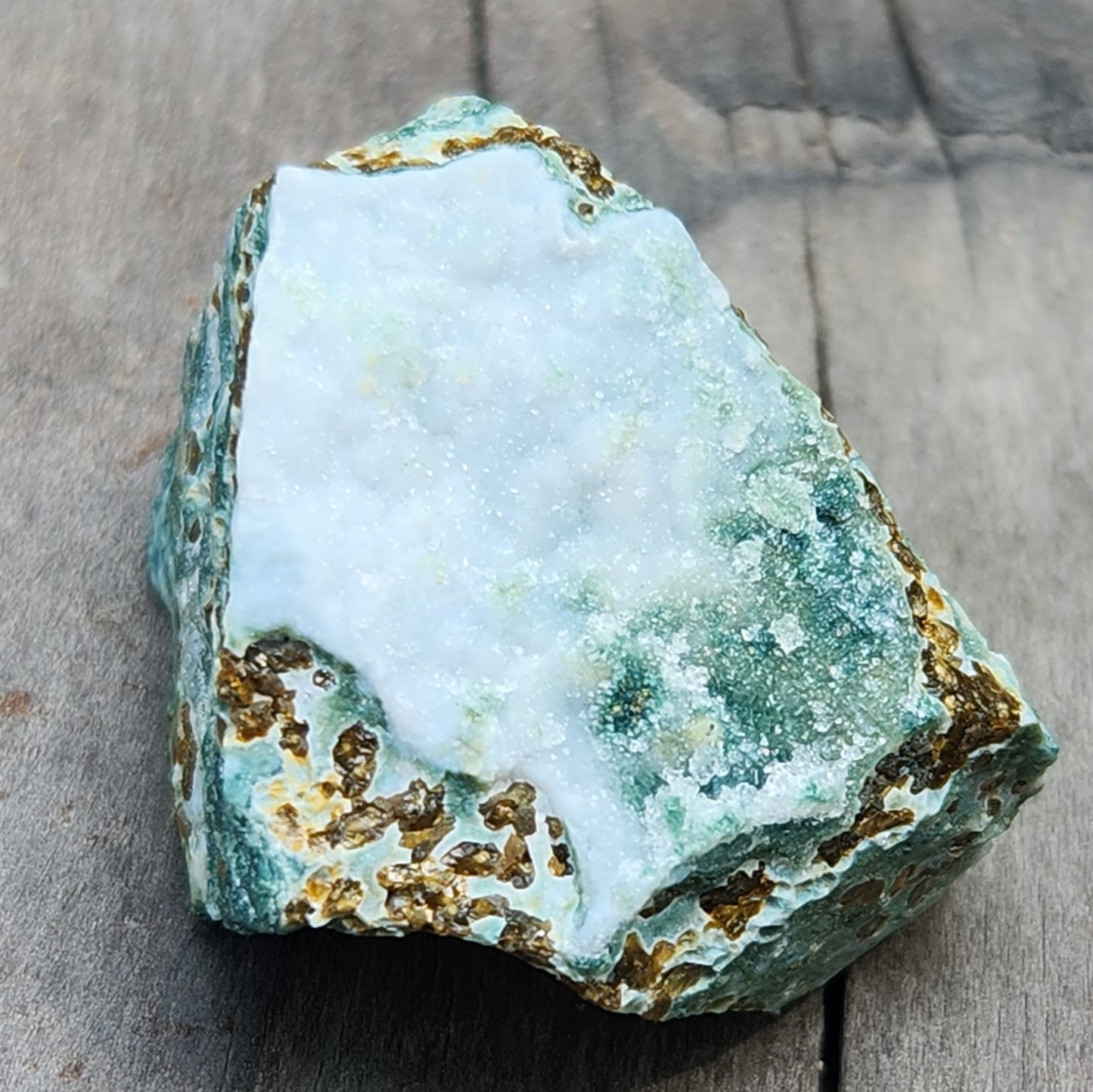 Ocean Jasper druzy showing micro-crystals