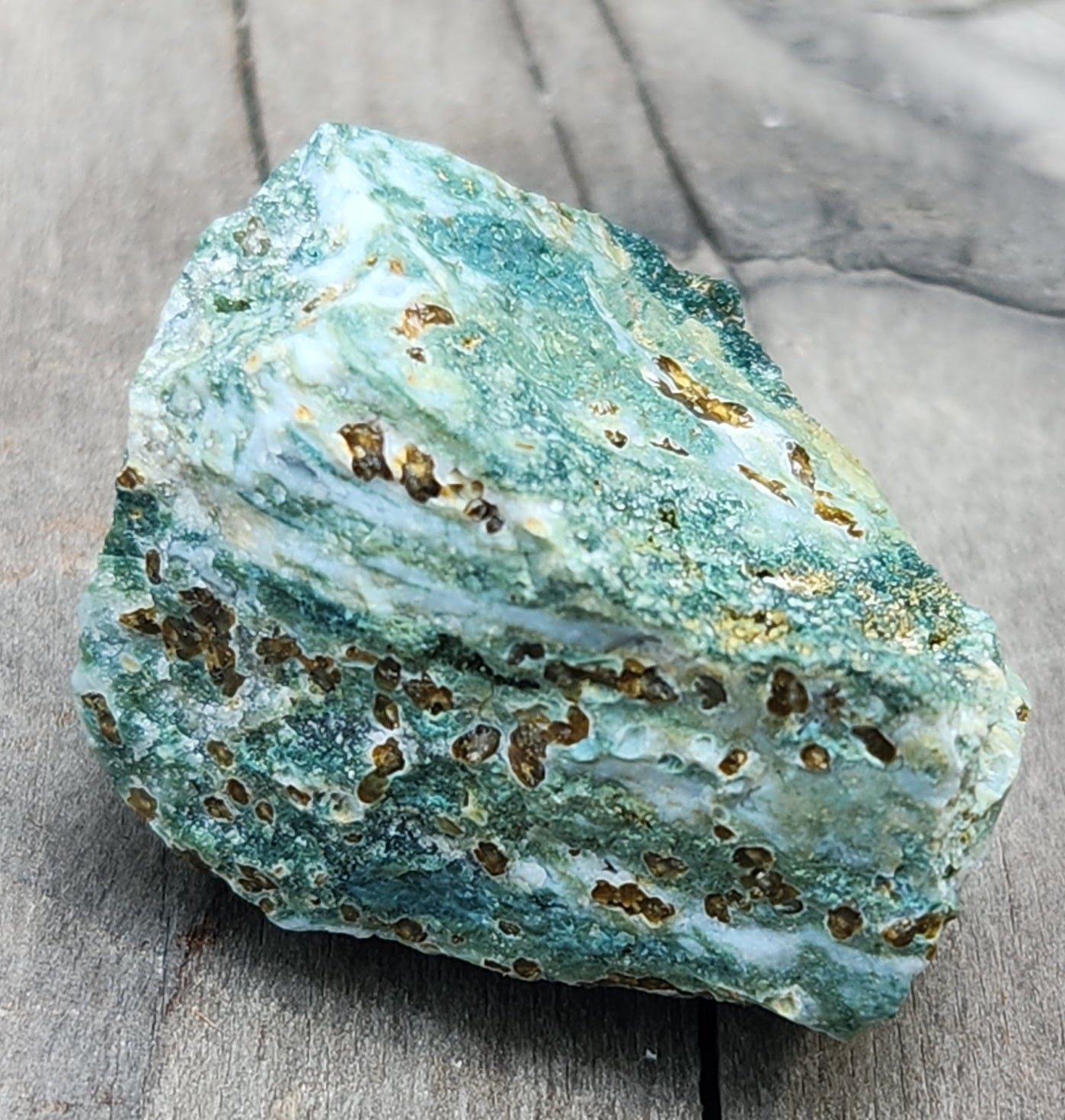 Ocean Jasper druzy showing micro-crystals