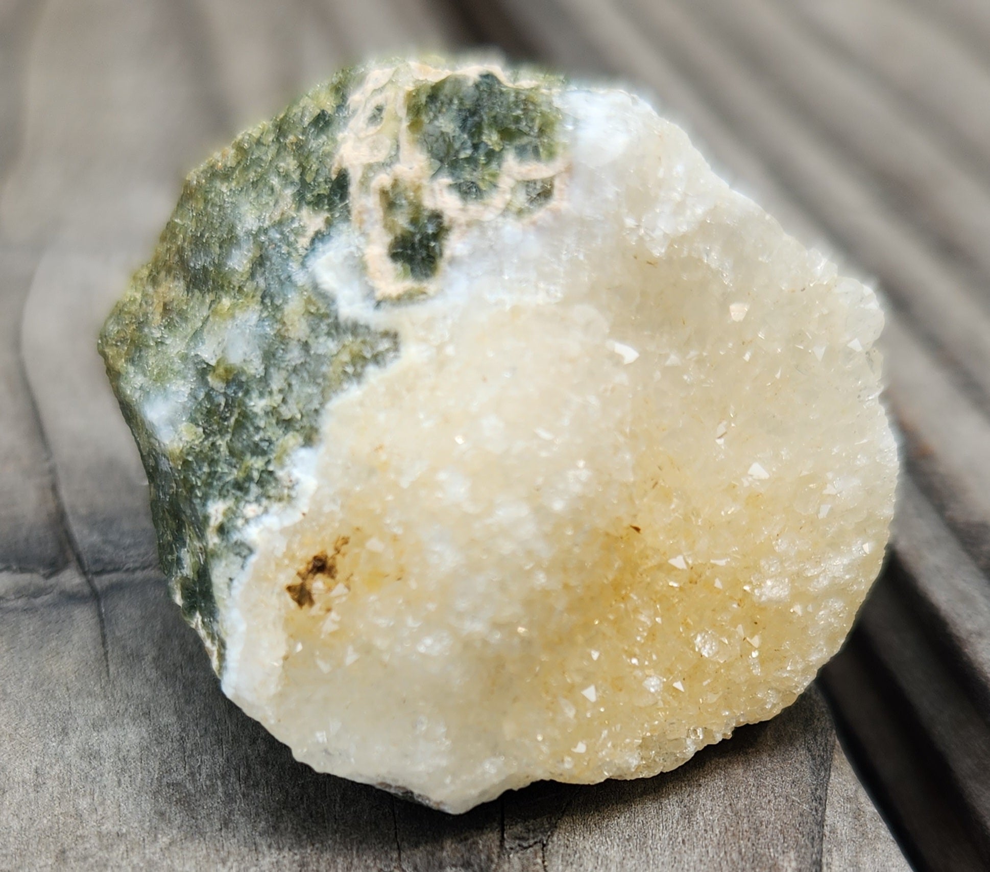 Ocean Jasper druzy showing micro-crystals