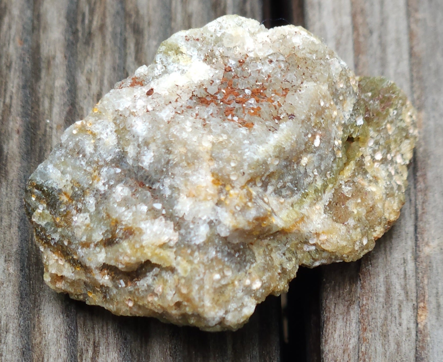 Ocean Jasper druzy showing micro-crystals