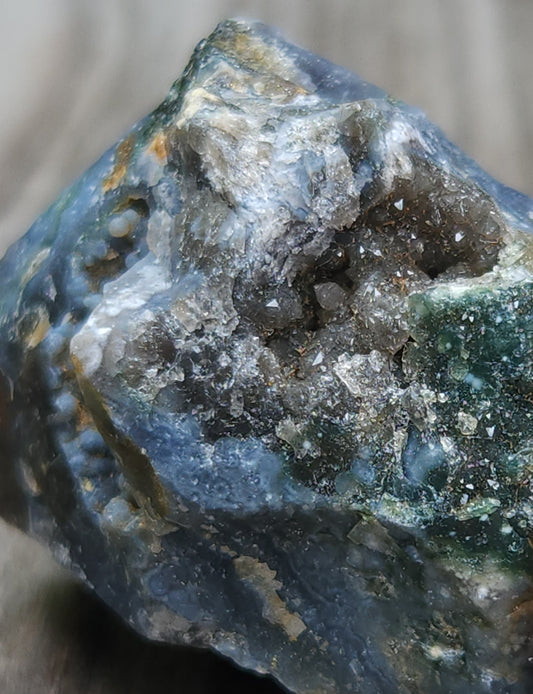 Ocean Jasper druzy showing micro-crystals