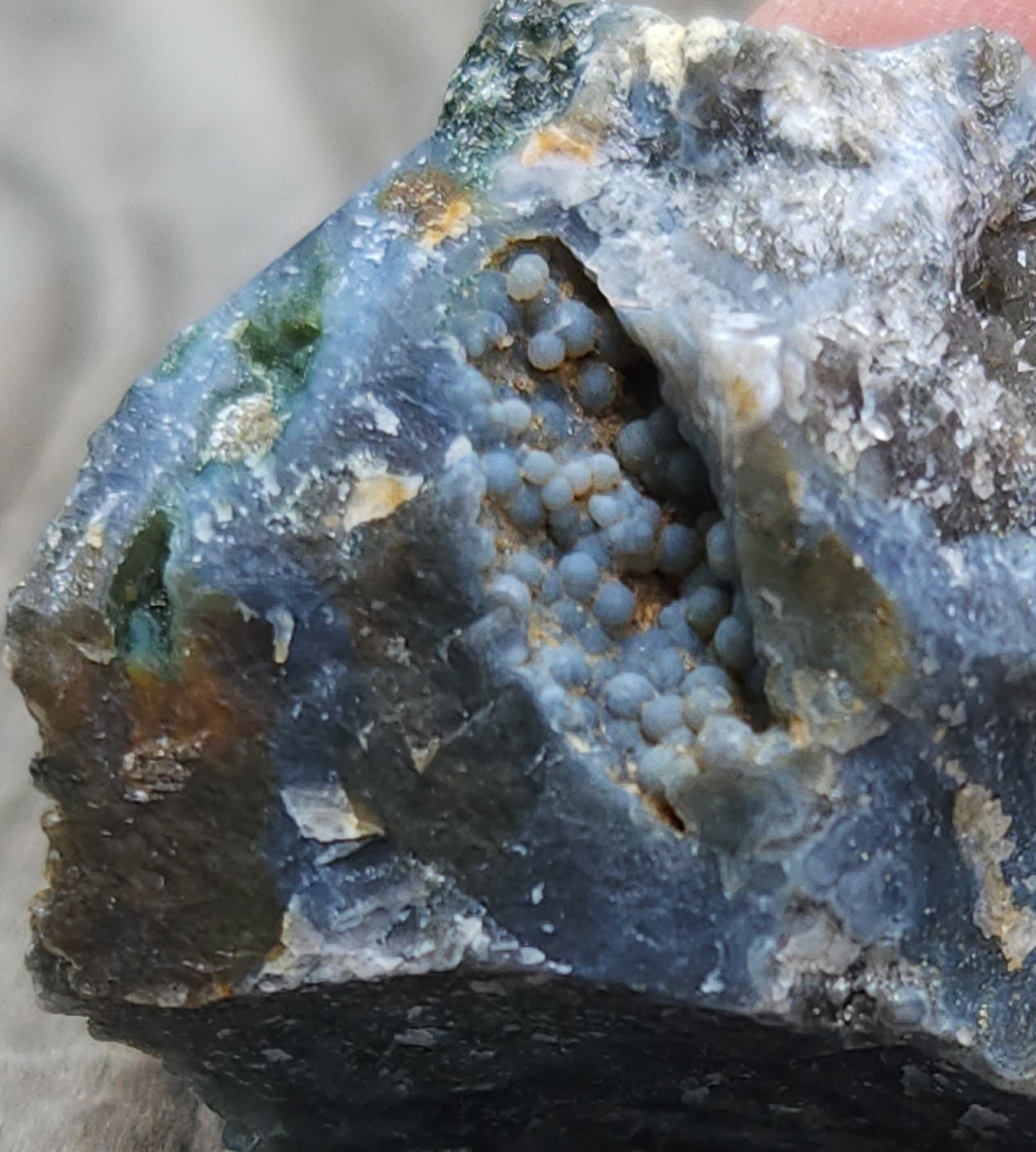 Ocean Jasper Druzy Rough Crystal | Botryoidal Ocean Jasper | DR292