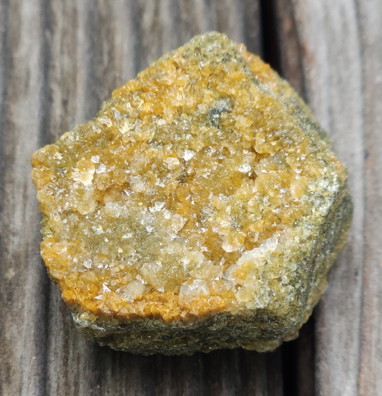 Ocean Jasper druzy showing micro-crystals