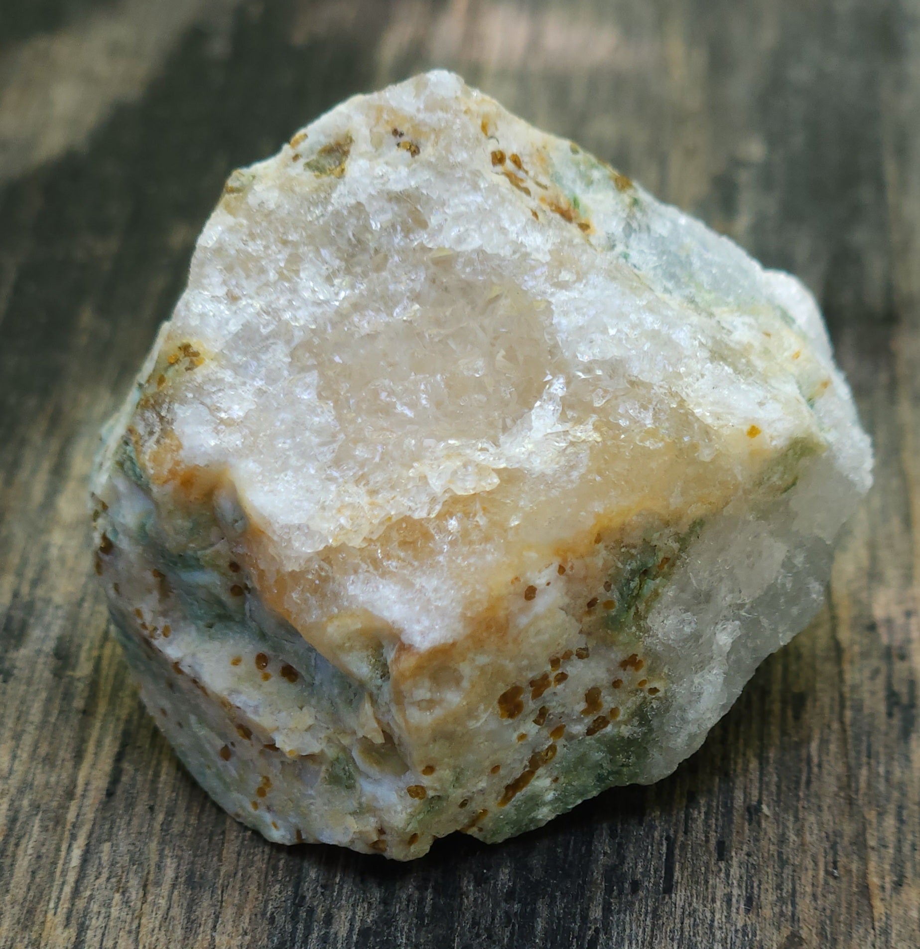 Ocean Jasper druzy showing micro-crystals