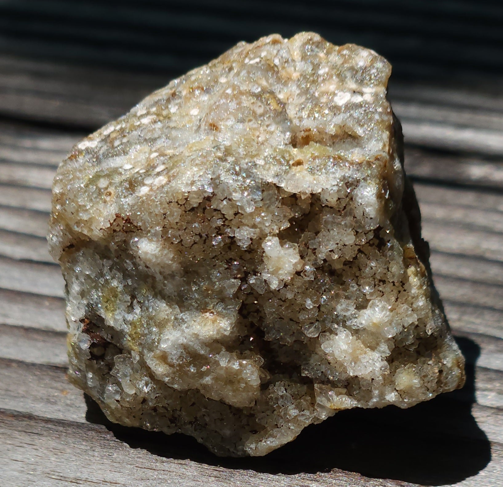 Ocean Jasper druzy showing micro-crystals