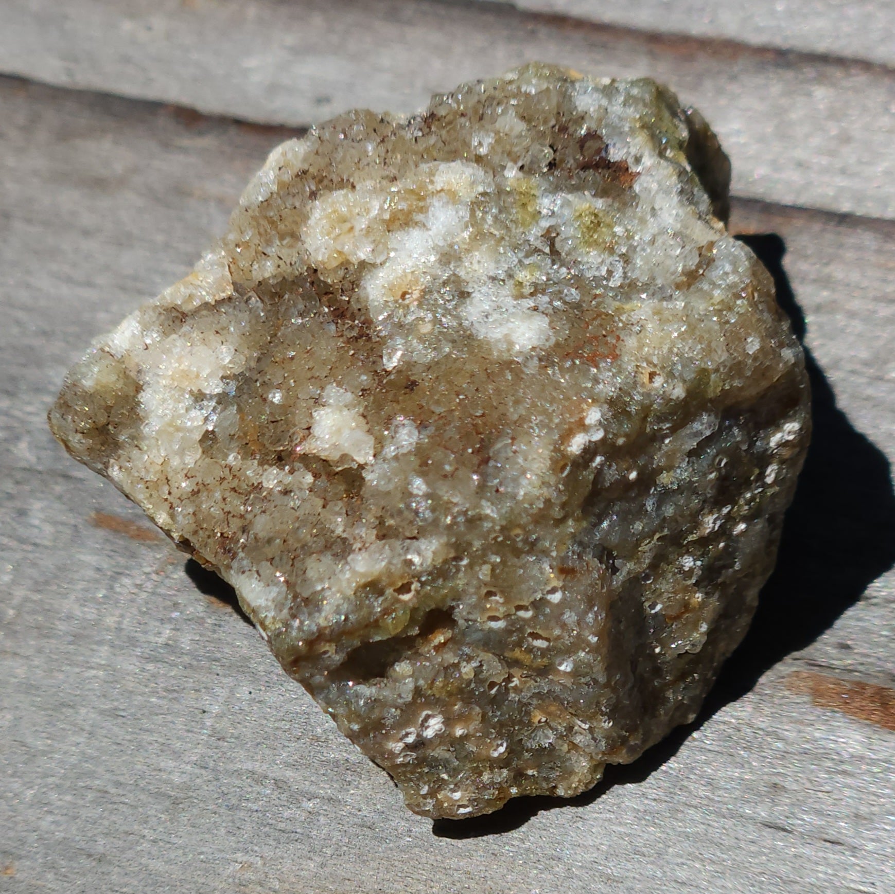 Ocean Jasper druzy showing micro-crystals