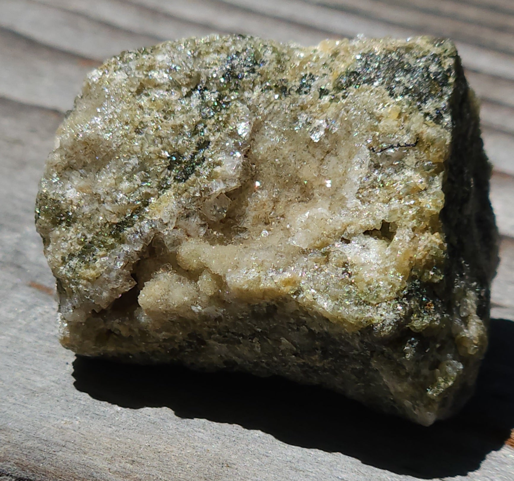 ocean jasper druzy showing micro-crystals