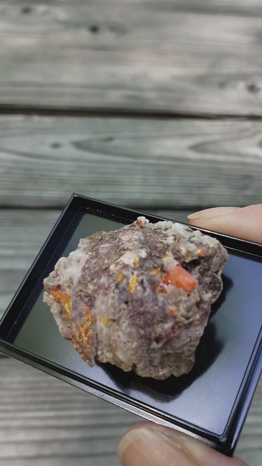 Red Cloud Wulfenite Perky Box Thumbnail Video sp227