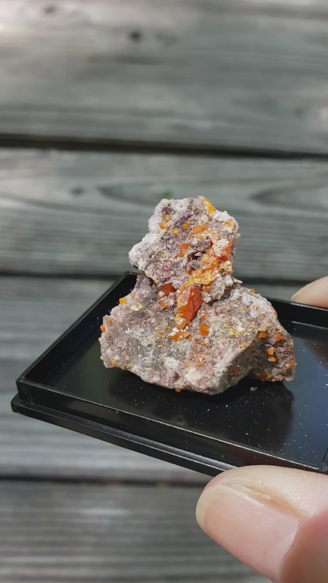 Red Cloud Wulfenite Perky Box Thumbnail Video sp228