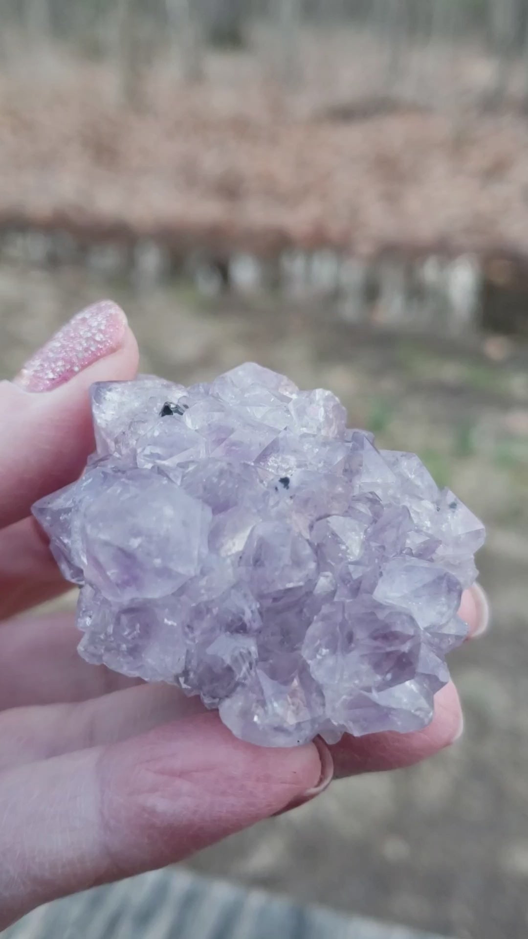 Amethyst pine cluster video AM13-2