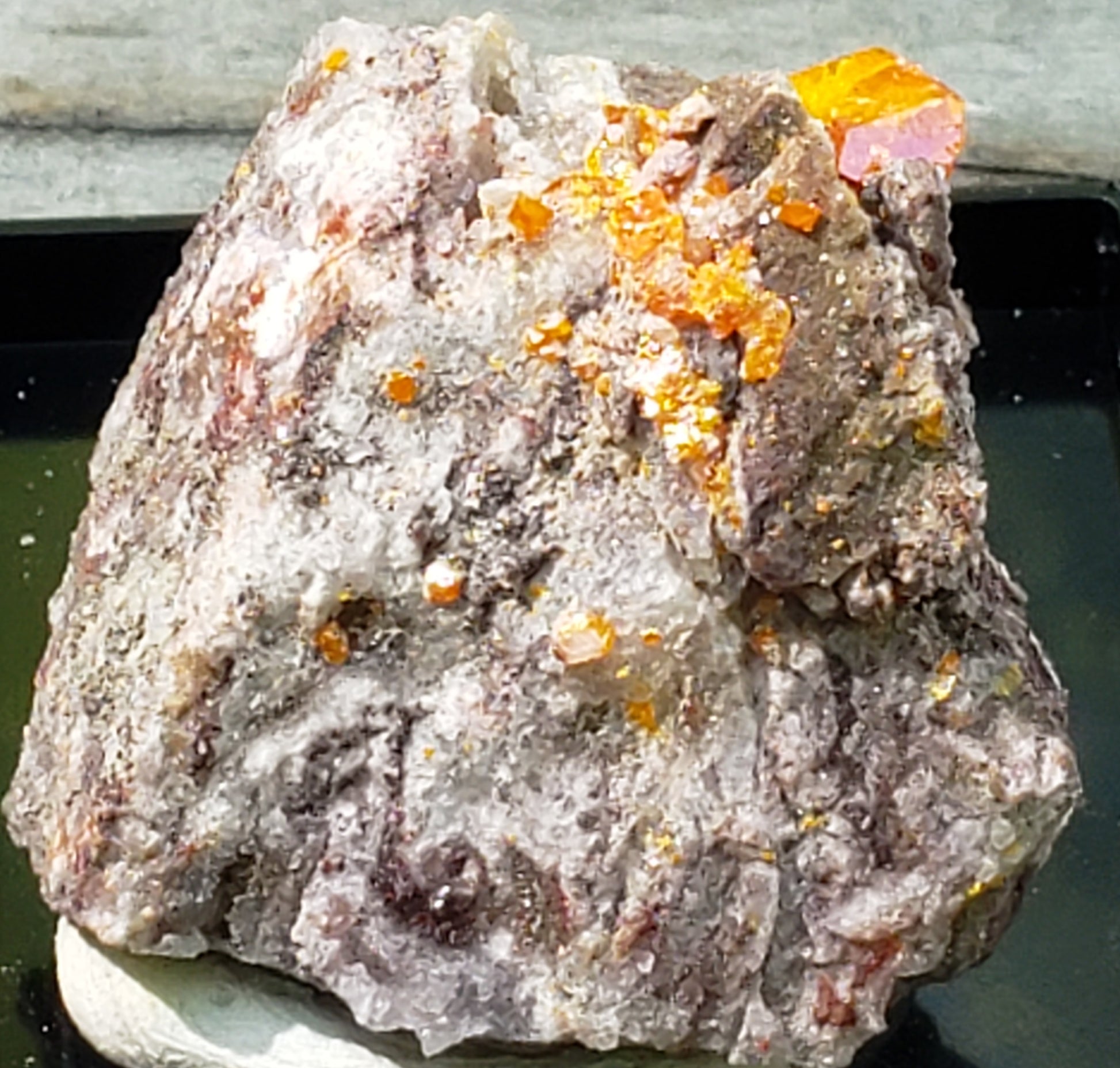 Red Cloud Wulfenite on Matrix, Arizona, Thumbnail. SP231-2