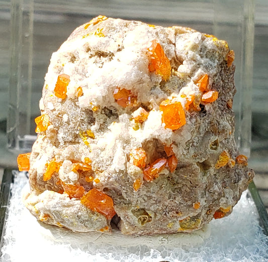 Red Cloud Wulfenite on Matrix, Arizona, Thumbnail. SP232-1