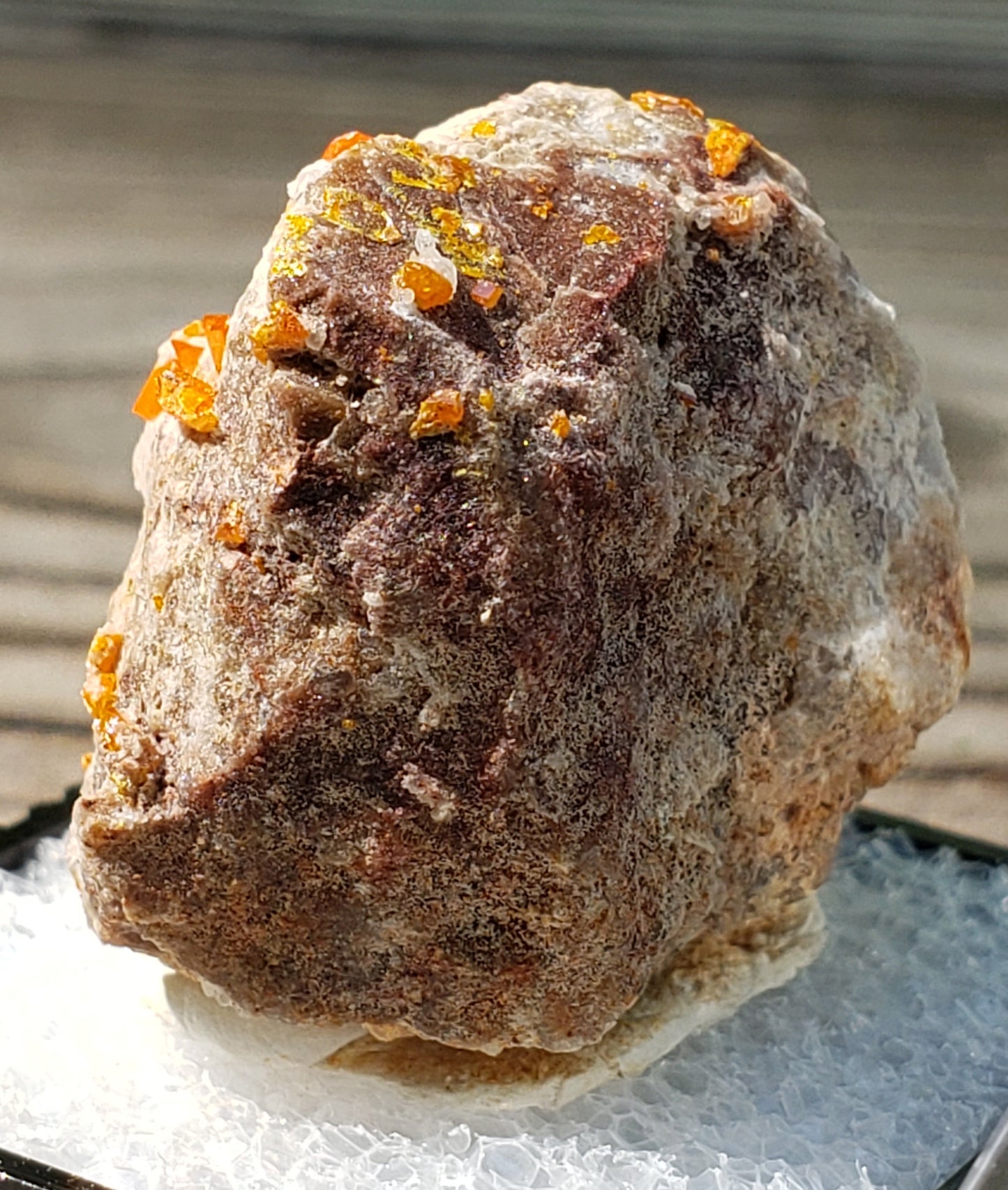 Red Cloud Wulfenite on Matrix, Arizona, Thumbnail. SP232-3