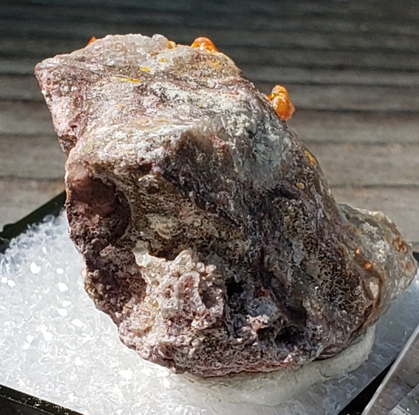 Red Cloud Wulfenite on Matrix, Arizona, Thumbnail. SP233-3