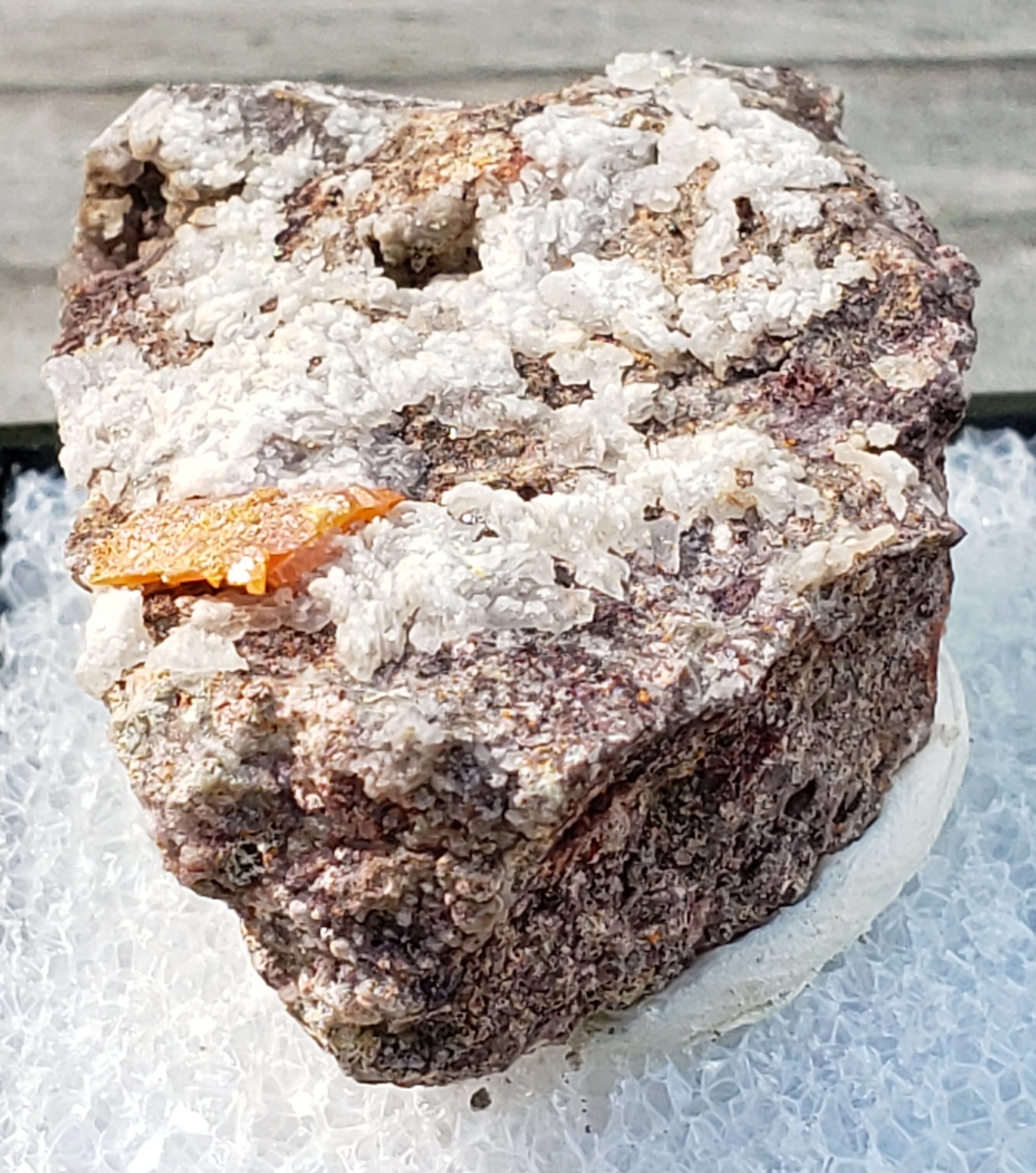 Red Cloud Wulfenite on Matrix, Arizona, Thumbnail. SP235-3