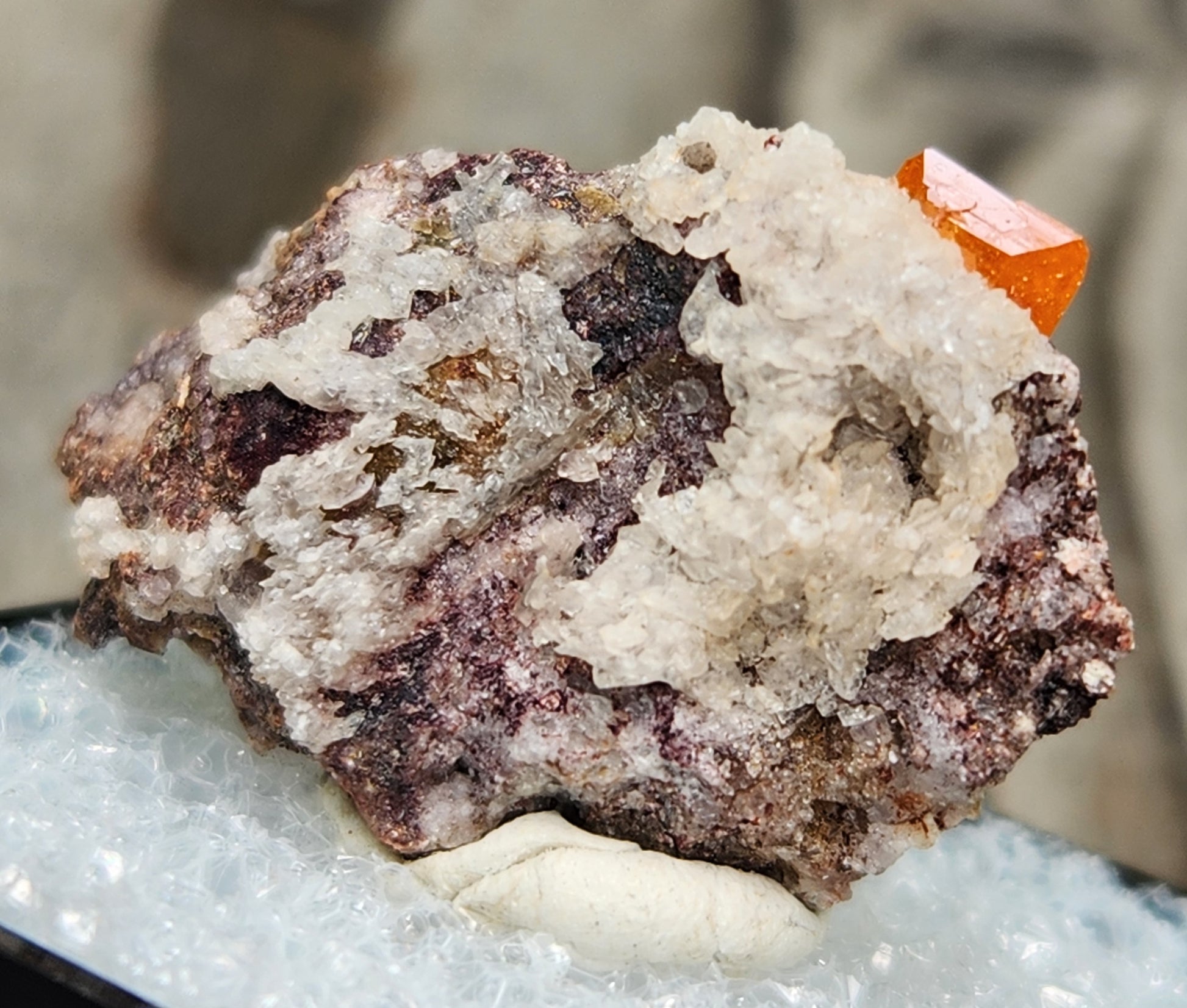 Red Cloud Wulfenite on Matrix, Arizona, Thumbnail. SP241-2