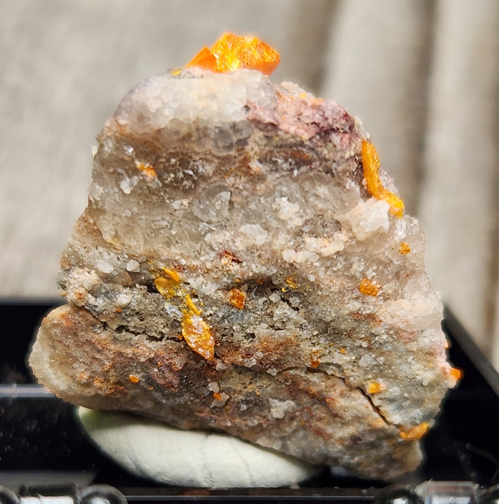 Red Cloud Wulfenite on Matrix, Arizona, Thumbnail. SP243-2