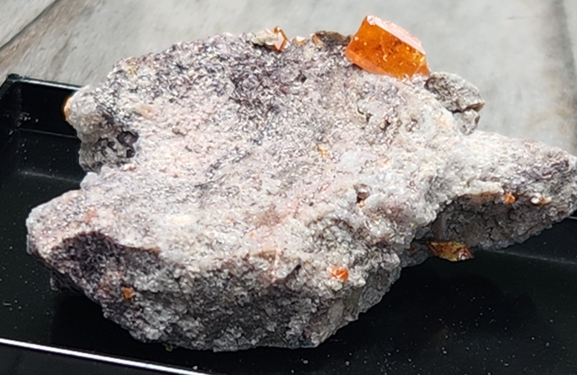 Red Cloud Wulfenite on Matrix, Arizona, Thumbnail. SP253-3