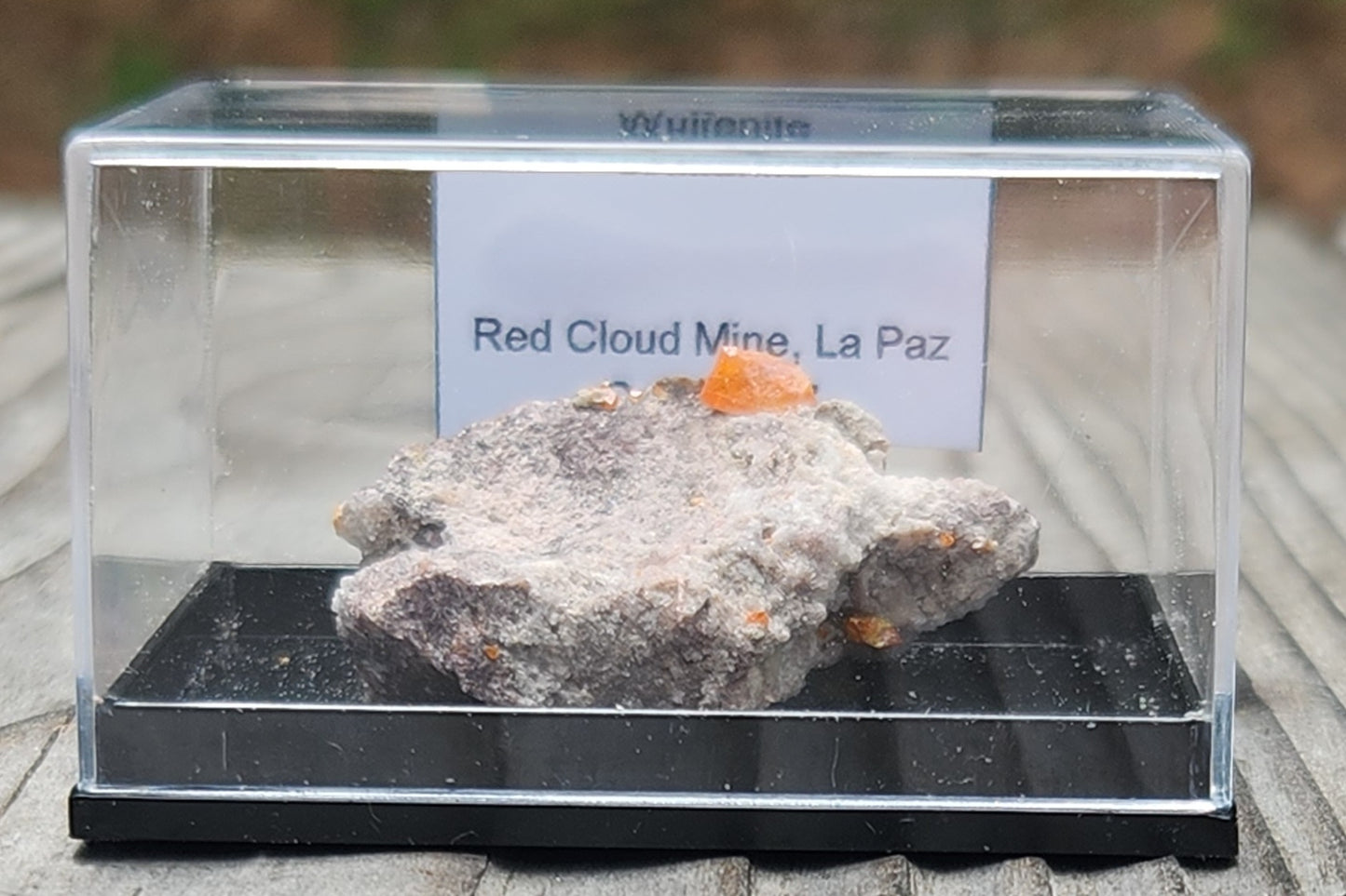 Perky Box Red Cloud Wulfenite on Matrix, Arizona, Thumbnail. SP253-4