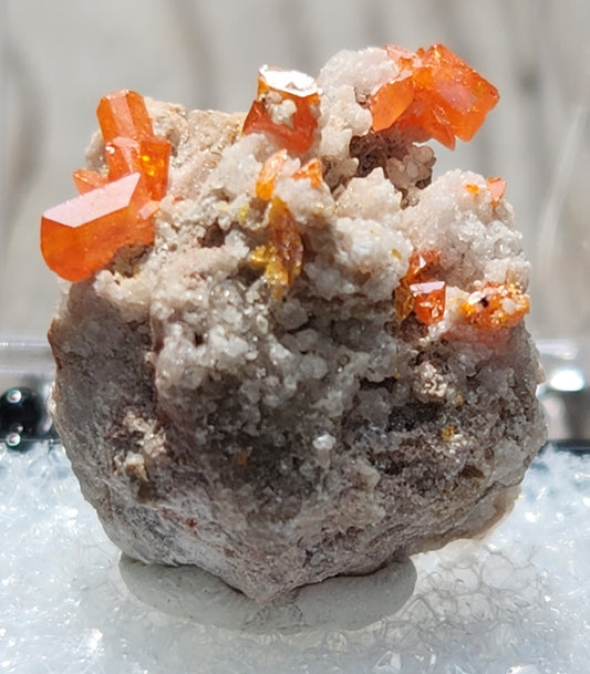 Red Cloud Wulfenite on Matrix, Arizona, Thumbnail. SP254-1