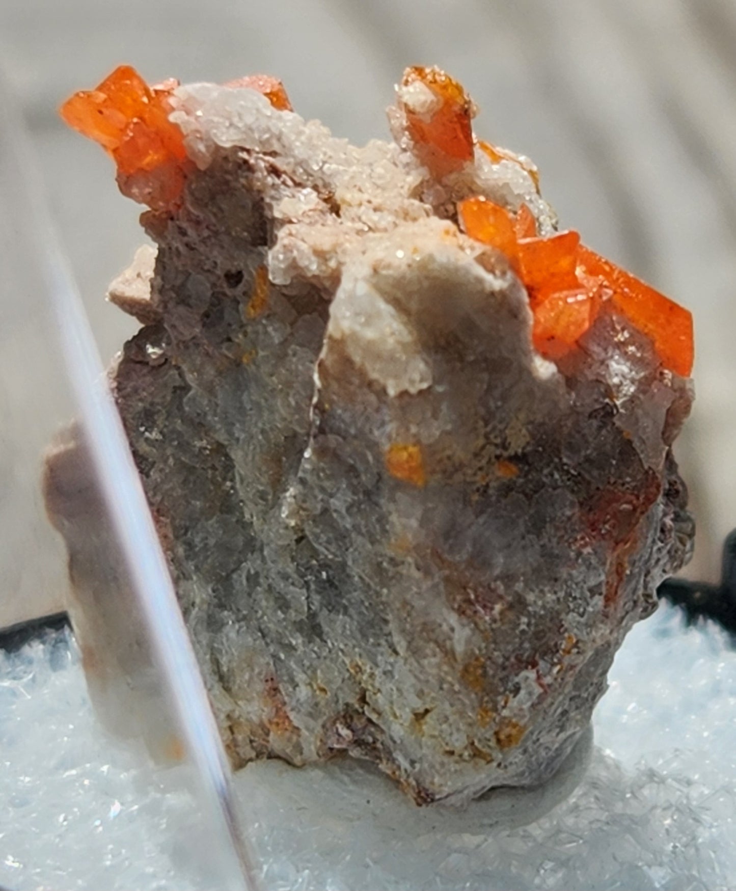 Red Cloud Wulfenite on Matrix, Arizona, Thumbnail. SP254-3