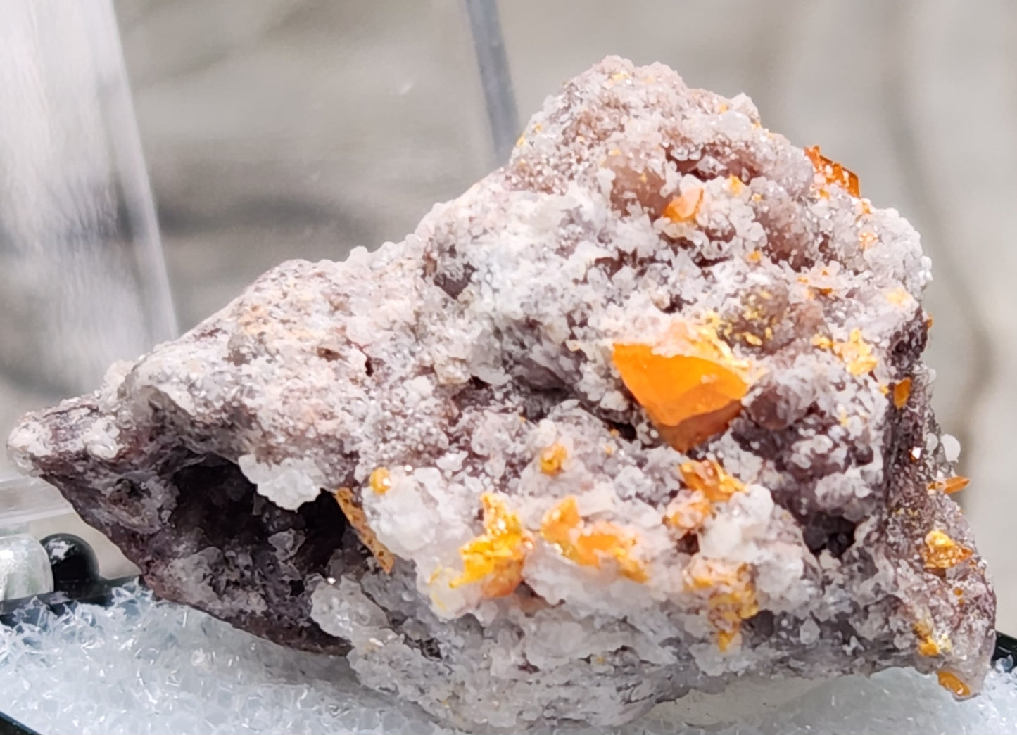 Red Cloud Wulfenite on Matrix, Arizona, Thumbnail. SP256-2